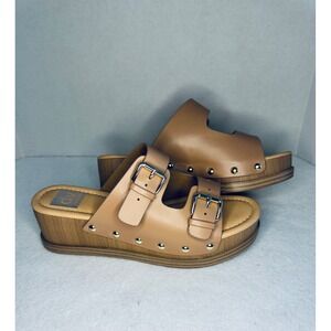 RARE DV by‎ Dolce Vita KEEVA Platform Sandals Buckle Slides Wedges BNWT Size 8.5